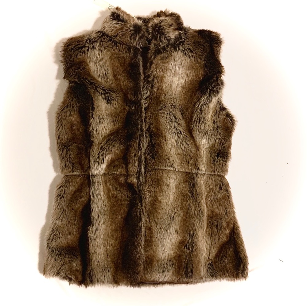 YA Fur Vest NWT Size S/M